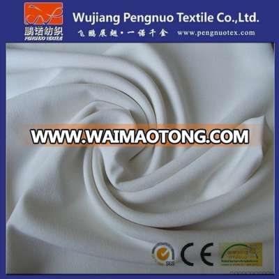 95 polyester 5 elastane bi-stretch fabric/polyester spandex blend fabric for garments and trousers