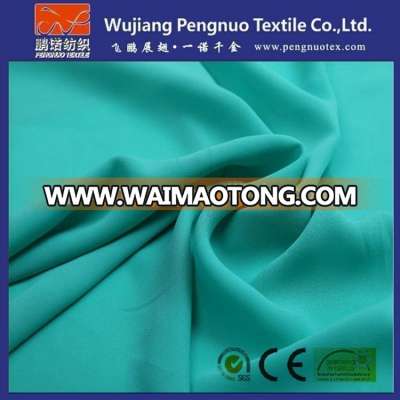 100 polyester moss crepe fabric/75d moss crepe fabric for casual dress and making clothes