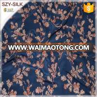 Silk Digital Print 100% pure silk crepe de chine fabric For Dress