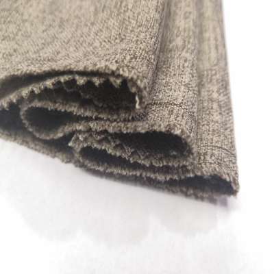 Wholesale high quality 100% linen flax fiber linen fabric for sofa pillow car seat cover flax linen velvet fabric