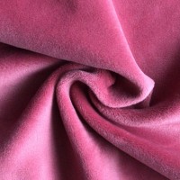 100 recycled rpet tricot velvet fabric for clothing wholesale