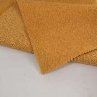 knitting brush long yellow plain wool blend fabric for clothes with several color