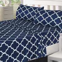 Bedding Set Brushed Microfiber Fabric Customized Size Printed Bed Sheet Set